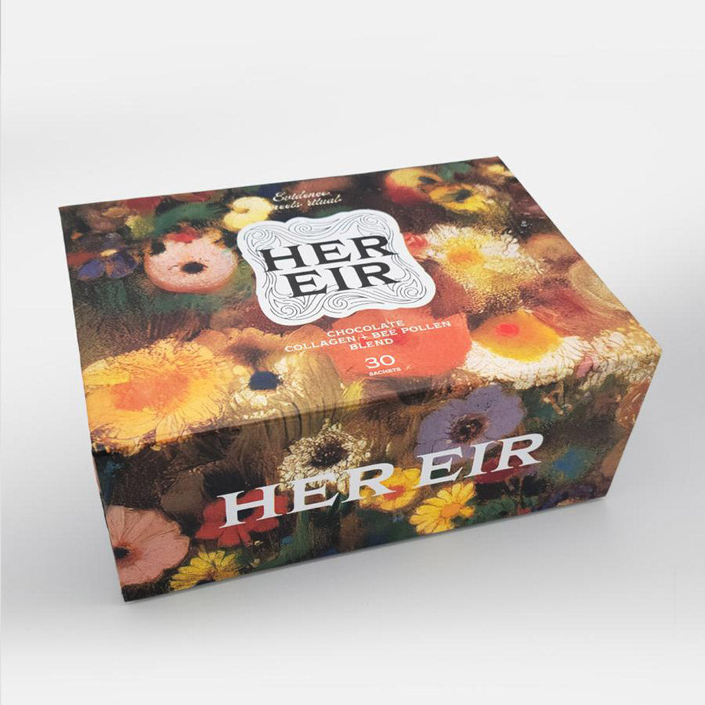 Her Eir Chocolate Collagen + Bee Pollen Blend 30-day Supply (Pre-order)