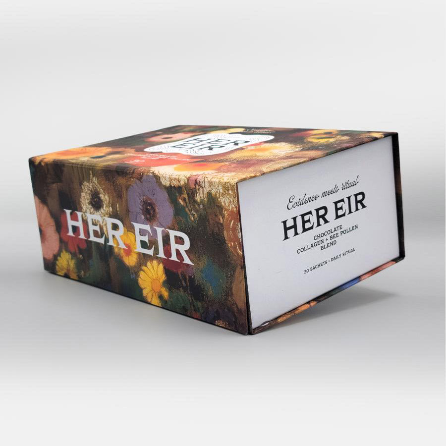 Her Eir Chocolate Collagen + Bee Pollen Blend 30-day Supply (Pre-order)